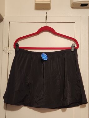 🔥Swimsuits For All Black Swim Skirt with Elastic Waist